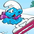 Play Smurfs Snowboar