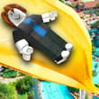 Robby: Slide Down the Water Slide