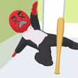 Office fight - Beat everyone with a bat!