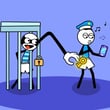 Stickman Troll Thief Puzzle Online
