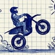Stunt Bike 2D Paper Race