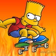 Skating with Bart Simpson