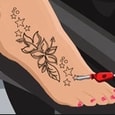 Zoe at Tattoo Shop