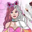 Dress Up Games & Coloring Book