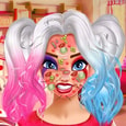 Harley Quinn Face Care and Make up