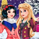 Aurora And Snow White Winter Fashion