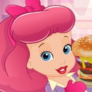 Baby Boo Cooking Big Burger
