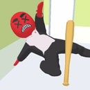 Office fight - Beat everyone with a bat!