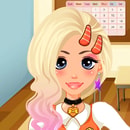 School make-up style