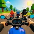 Sports Bikes Race Track