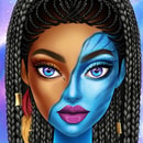 Blue Girls Makeup