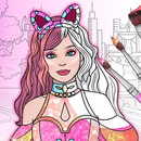Dress Up Games & Coloring Book