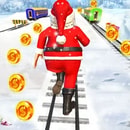 Xmas Santa Surfer Running Game