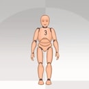 Testing the doll