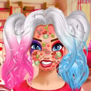 Harley Quinn Face Care and Make up
