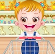 Baby Hazel In Kitchen