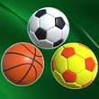 Football basketball. Hit it slowly