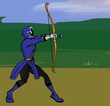 Power rangers: bow and arrow.