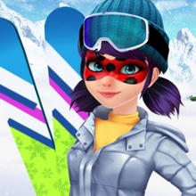 Play Ladybug Ski Time Online