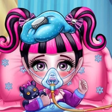 Play Baby monster flu doctor Online