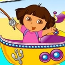 Play Dora Fishing Adventure Games Online