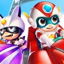 Play Happy Superhero Racing Online