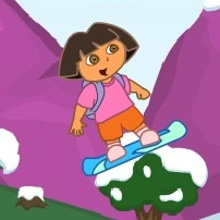 Play Dora Snowboard Online