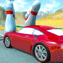 Play Crazy Car Crash Stunts Bowling Edition Online