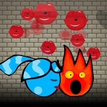 Play Fireboy and Watergirl Kiss Online