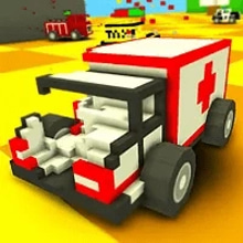 Play Blocky Demolition Derby Online