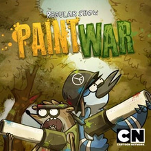 Play Regular Show Paint War Online