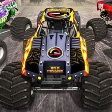Play Monster Truck Impossible Stunt Track Online