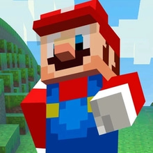 Play Super Mario Minecraft Runner Online