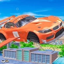Play Flying Car Extreme Simulator Online