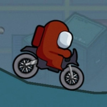 Play Among Us Motor Bike Challenge Online