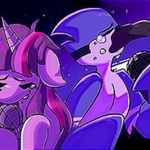 Play FNF with Twilight Sparkle and Mordecai Online