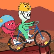 Play Apple and Onion: BMX Day Online