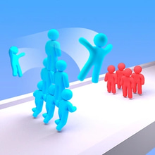 Play Crowd Stack Race 3D Online