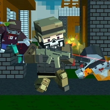 Play Pixel shooter zombie Multiplayer Online