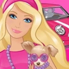 Play Barbie Driving Slacking   Online
