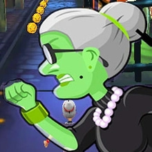 Play Angry Gran Run Halloween Online