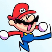 Play FNF Any Percentage vs Speedrunner Mario Online