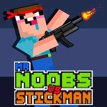 Play Mr Noobs vs Stickman Online