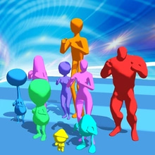 Play STICKMEN CROWD FIGHT Online