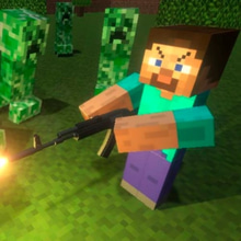 Play Minecraft Shooter Online