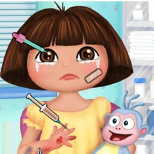 Play Baby Dora Hand Doctor Online