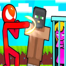 Play Stickman vs Villager: Save the Girl Online