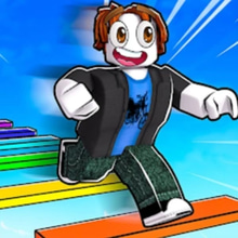 Play Rainbow Lava Parkour Obby Online