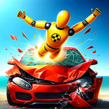 Play Downhill Car Ride: Crash Test Online