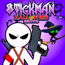 Play Stickman Halloween Survive Online